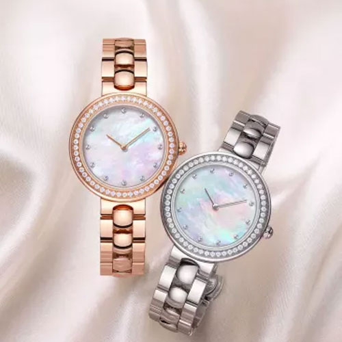 TwentySeventeen Crystal Quartz Watch Silver
