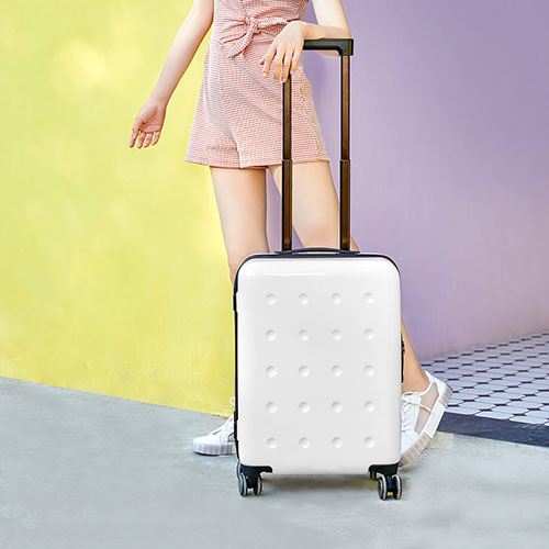 Xiaomi 90 GOFUN Spinner Wheels Travel Suitcase 24` Pink