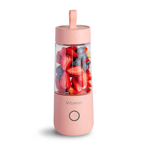 Vitamer Automatic Fruit Juicer Bottle Pink
