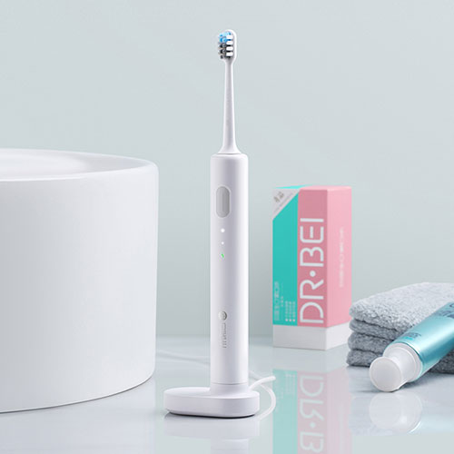 DR.BEI Sonic Electronic Toothbrush C01 White