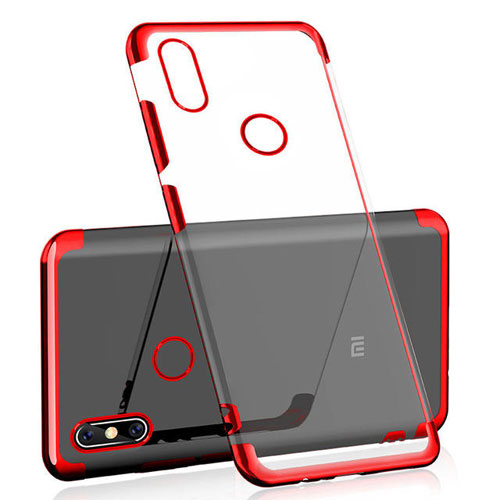 Mi Max 3 Silicone Case Cover Red