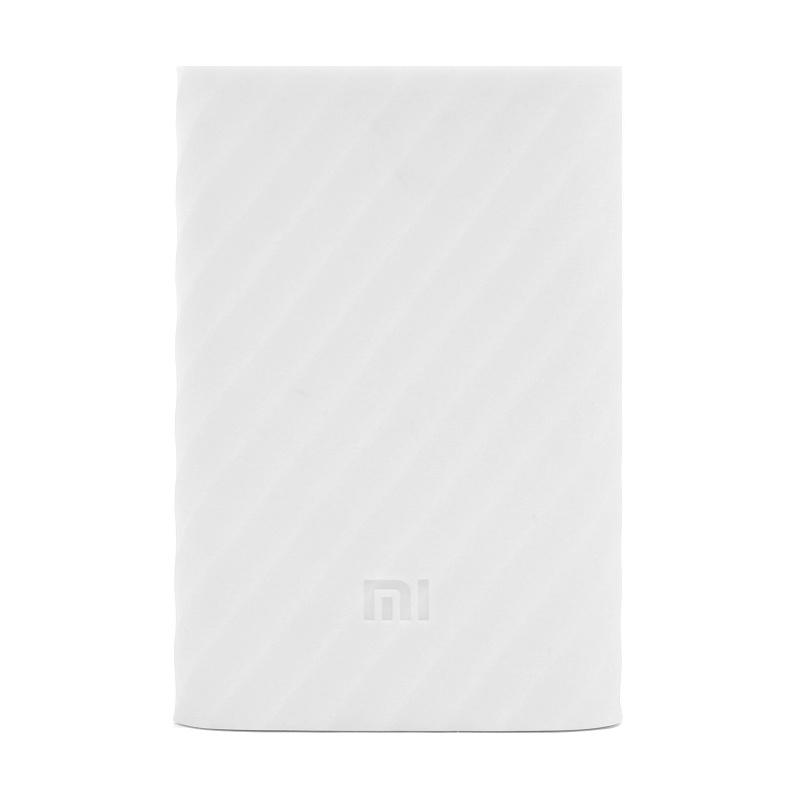 Xiaomi Mi Power Bank 10000mAh Silicone Protective Case White