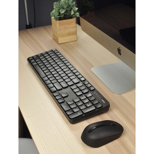 MiiiW wireless keyboard and mouse set Black (MWWC01)
