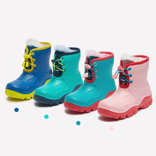 Honeywell Waterproof Non-slip Kids Boots Green/Red Size 29