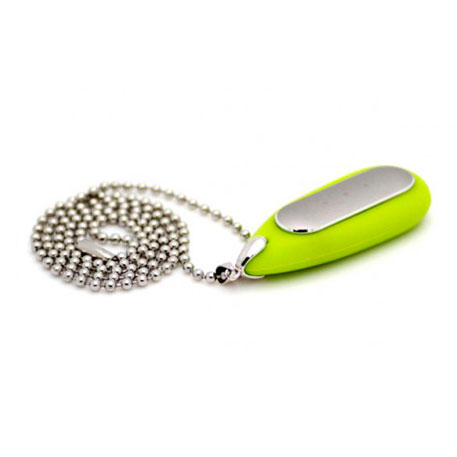 Xiaomi Mi Band Silicone Pendant Case Green + Stainless Steel Ball Chain Necklace