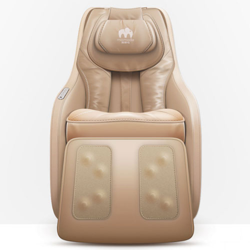 Momoda Smart Relaxing Massage Chair Beige Leather