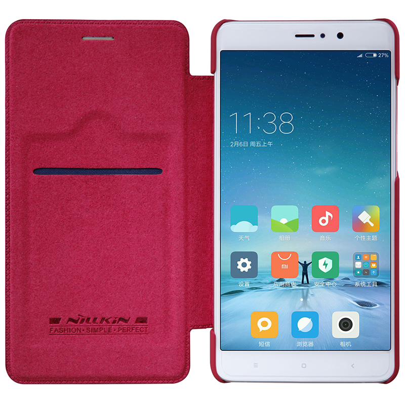 Nillkin Qin Leather Case for Xiaomi Mi 5s Plus Red