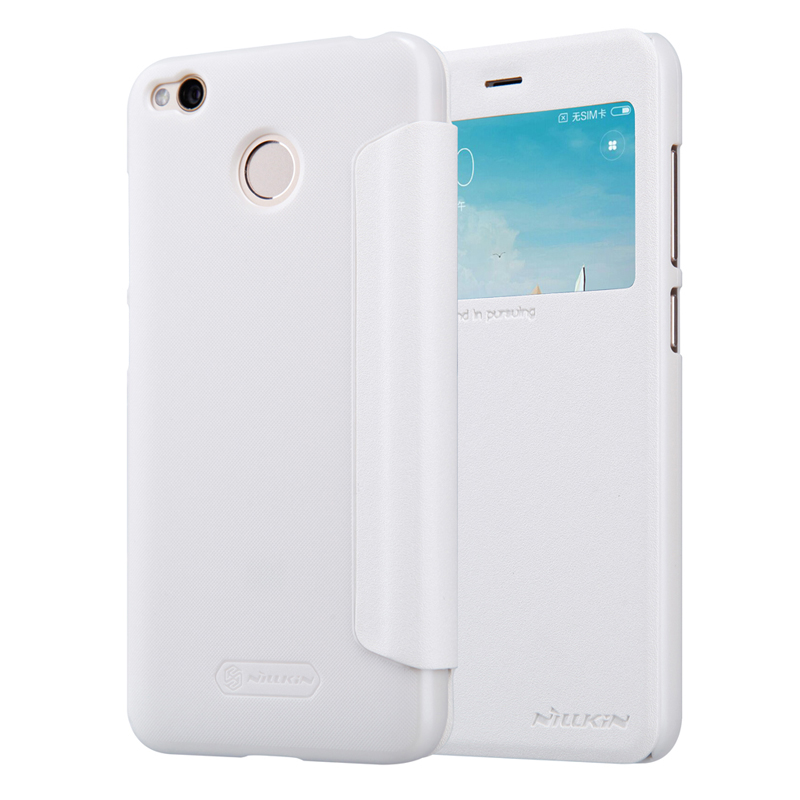 Nillkin Sparkle Leather Case for Xiaomi Redmi 4X White