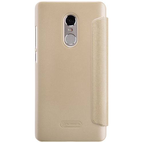 Nillkin Sparkle Leather Case for Xiaomi Redmi Note 4X Gold