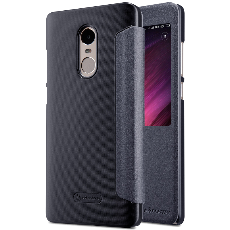 Nillkin Sparkle Leather Case for Xiaomi Redmi Note 4X Gray
