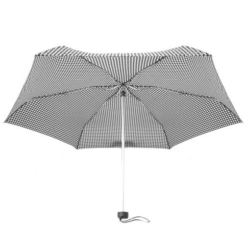 Pinluo Ultra Small Folding Umbrella Black/White Pied de Poule