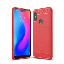 Mi A2 Lite Silicone Protective Case Red