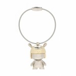 Mi Bunny MITU Metal Keychain Gold 3.5cm