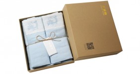 Jolie Home Yi Tian Bedding Set 180mm Blue