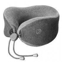 LF Multi-function U-shaped Massage Neck Pillow Gray