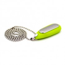 Xiaomi Mi Band Silicone Pendant Case Green + Stainless Steel Ball Chain Necklace