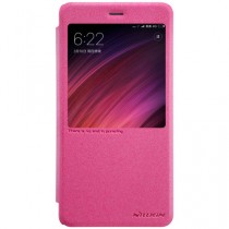 Nillkin Sparkle Leather Case for Xiaomi Redmi Note 4X Pink