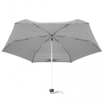 Pinluo Ultra Small Folding Umbrella Black/White Pied de Poule