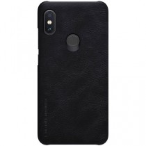 NILLKIN Flip Leather Protective Case for Redmi Note 6 Pro Black