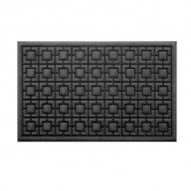 77+ Dustproof Rectangular Floor Mat 75x45cm Pineapple Pattern Blue Gray