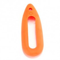 Xiaomi Mi Band Silicone Necklace Pendant Case Orange