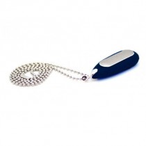 Xiaomi Mi Band Silicone Pendant Case Blue + Stainless Steel Ball Chain Necklace