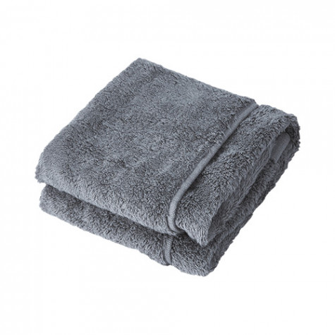 COMO LIVING Silver Fiber Antibacterial Towel  Dark Gray