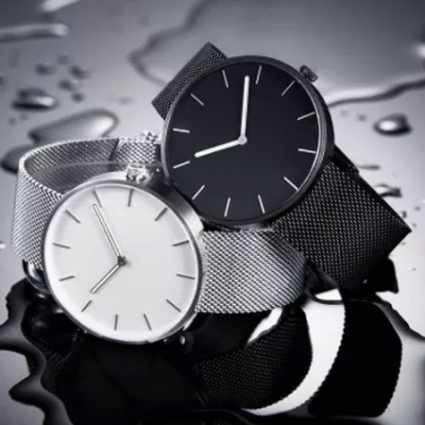 TwentySeventeen Quartz Watch Black Version (Leather Strap)