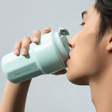 Daily Elements Portable Drink Cup Green