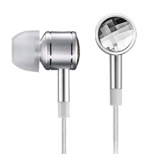 1More Crystal In-Ear Headphones Silver