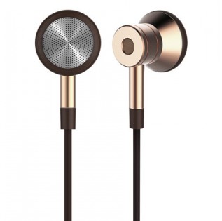 1More Design Piston Earbuds Upgraded Gold