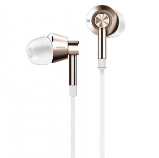 1More Dual Driver In-Ear Headphones White/Gold