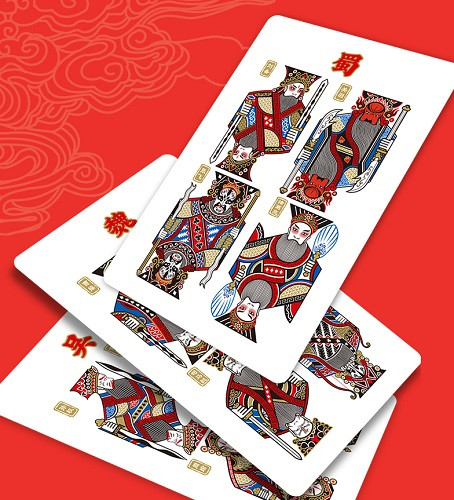 Chinese Opera Poker Card