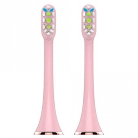 SOOCAS X3 Clean Replacement Toothbrush Head (2 pcs. set) Pink