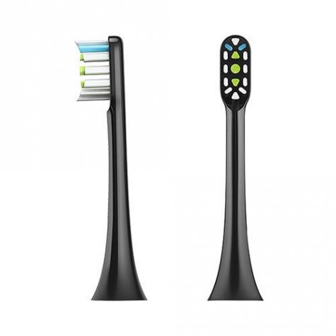 SOOCAS X3 Inter Replacement Toothbrush Head (2 pcs. set) Black