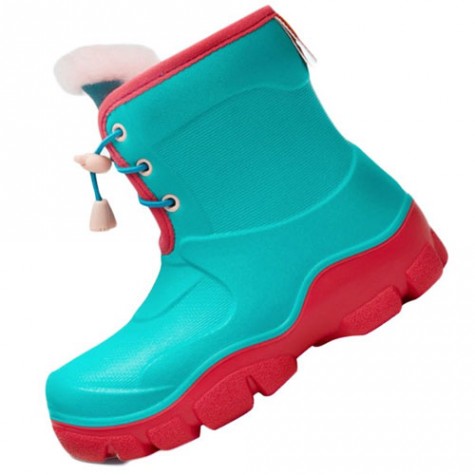 Honeywell Waterproof Non-slip Kids Boots Green/Red Size 27