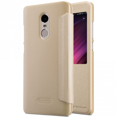 Nillkin Sparkle Leather Case for Xiaomi Redmi Note 4X Gold