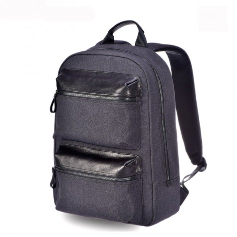 RunMi 90 Points Business Multi-function Backpack Dark Gray