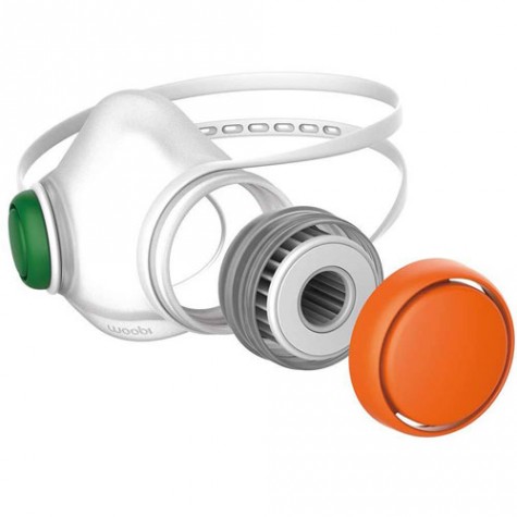 Woobi Play Children Air Purifying Respirator Mask White