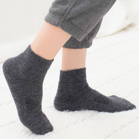 90points Merino Wool Casual Socks Men's Gray