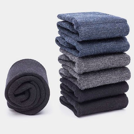 90points Merino Wool Casual Socks Men's Gray