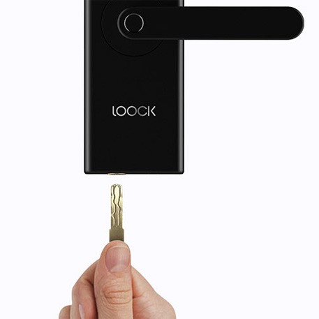 Loock Intelligent Fingerprint Door Lock Classic Silver