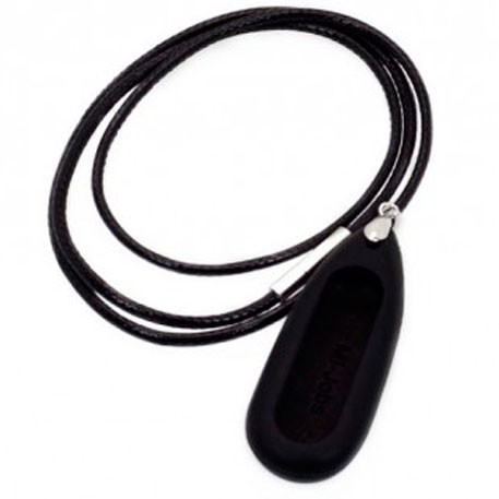 Xiaomi Mi Band Silicone Pendant Case Black + Paraffin Necklace