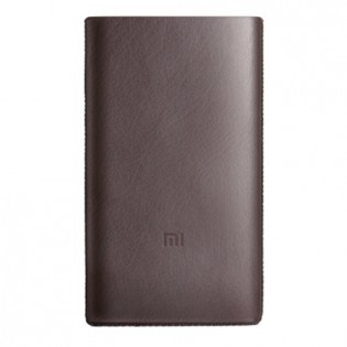 Xiaomi Mi Power Bank Pro 10000mAh Leather Protective Case Brown