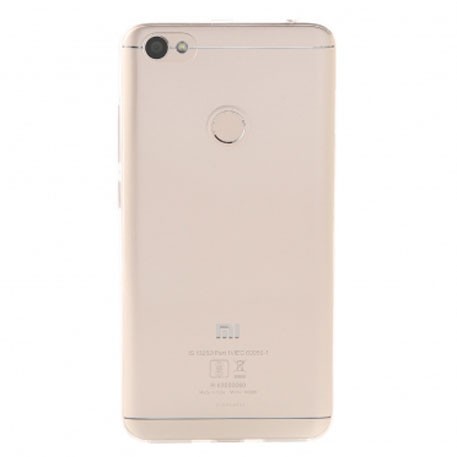 Xiaomi Redmi Note 5A High Ed. Silicone Protective Case Transparent White