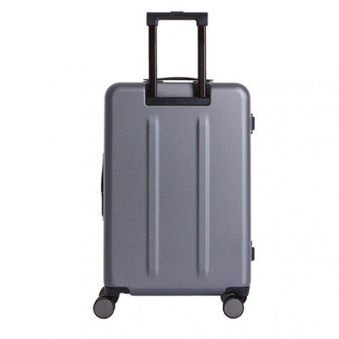 RunMi 90 Points Trolley Aluminum Box Suitcase 20" Gray Stars
