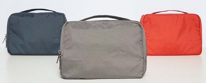 RunMi 90 Points Waterproof Travel Wash Bag Gray