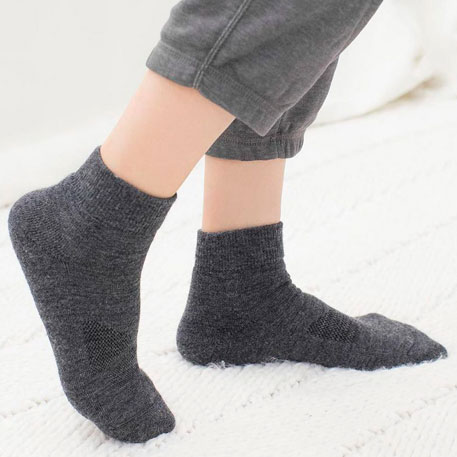 90points Merino Wool Casual Socks Women's Gray
