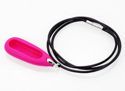 Xiaomi Mi Band Silicone Pendant Case Pink + Paraffin Necklace