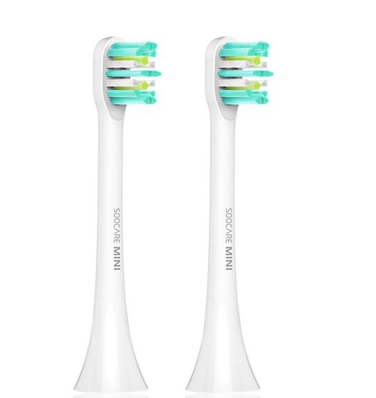 SOOCAS X3 Mini Replacement Toothbrush Head (2 pcs. set) White